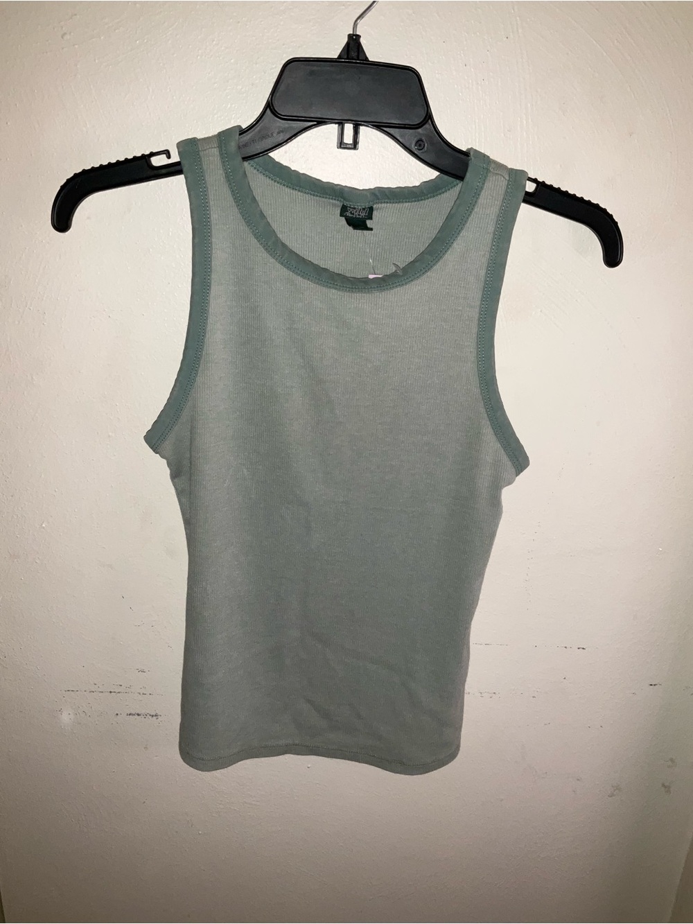 wild fable Sage Green Ribbed Tank Top